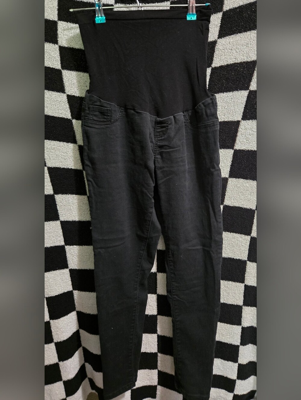Motherhood maternity black jeans size large